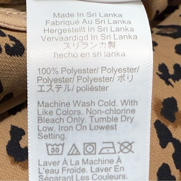 J. Crew Leopard Jamie Pant With Elastic Waist Size 2 - Picture 14 of 14